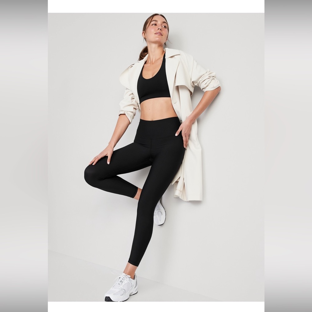 High-Waisted PowerSoft 7/8 Leggings Old Navy